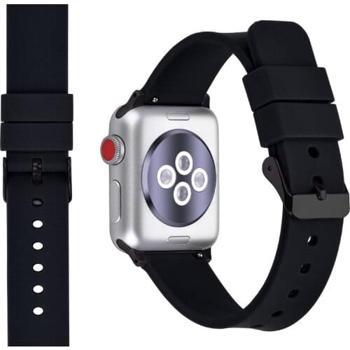 Glitter Silicone Bracelet Band For Apple Watch Series 6 SE 5 4 38mm 42mm Transparent Bracelet Strap For iwatch 4 3 2 1 40mm 44mm