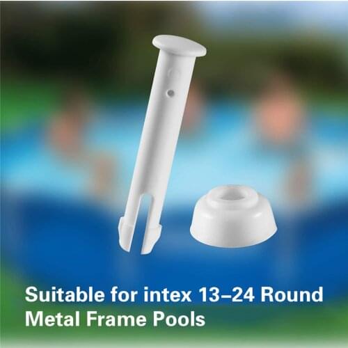 12pcs 2.36inch Plastic Pool Joint Pins Extra Rubber Seals Pool Replacement Parts Pool Accessories Cap Swimming Parts Cap Tools