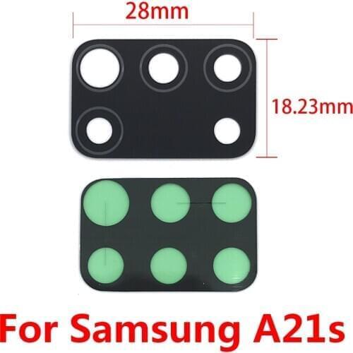 10 Pcs/Lot, Rear Back Camera Glass Lens For Samsung Galaxy A21s A31 A41 A51 A71 A30S A70s A50S M31s Camera Glass With Adhesive