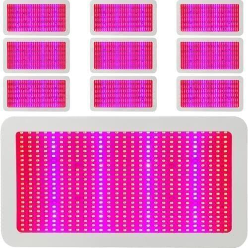 10pcs/Lot) 600W LED Grow Lights Full Spectrum Hydroponics Led Plant Lamp Best for Medicinal Plants Seedling growth flowering