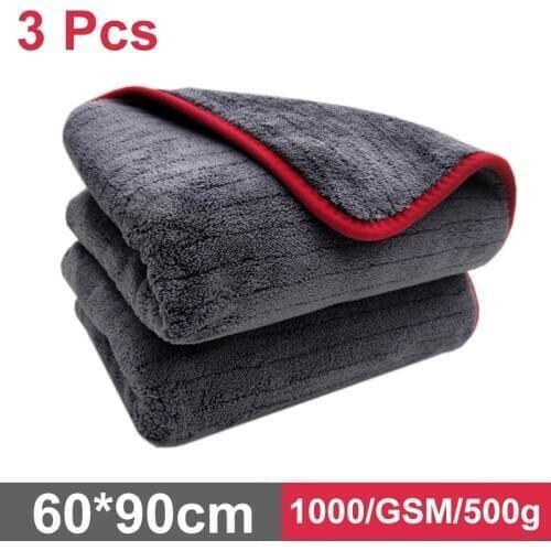 Auto Detaillering 60x90cm Auto Wassen Doek Microfiber Handdoek Car Cleaning Rag Voor Cars Dikke Microfiber Voor car Care Keuken