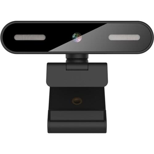 Webcam with Microphone,1080P HD Webcam with HD Video and Built-In Stereo Microphones - Black