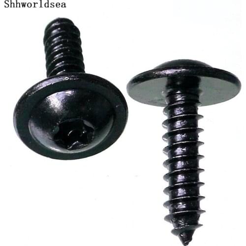 Shhworldsea Inner hexagon self tapping Screw Vent Water Deflector Center Console Armrest Fastener Retainer Clip
