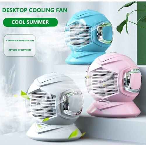 Usb Charging Cooler Fan Fan Portable Mini Air Conditioner Air Cooler Fan Air Cooling Fans Humidifier Purifier For Office#db4