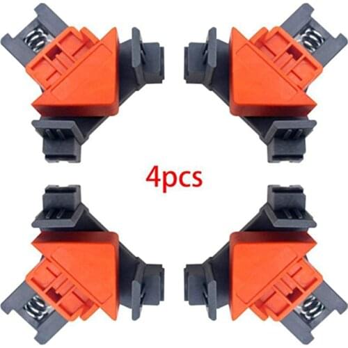 4PCS 90 Degree Positioning Squares Right Angle Clamps for Woodworking Carpenter Corner Clamping Picture Drawers Portable