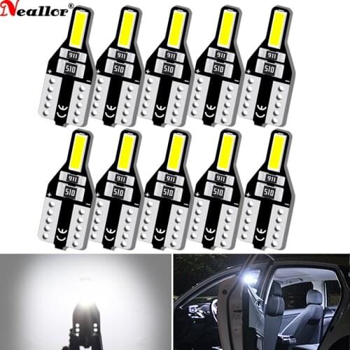 10Pcs T10 W5W LED Car Interior Light Bulb for Toyota Corolla Avensis Yaris Rav4 Auris Hilux Prius Camry Celica C-HR Ipsum 2821