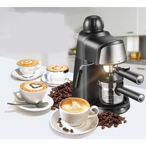 240ml Semi-Automatic Steam Espresso Electric Coffee Machine, Coffee Pot Brewer Machine Home Electric Italian Foam Coffee Maker