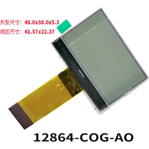 34PIN COG 12864 LCD Screen ST7565R Controller 3.3V White Backlight Parallel Interface