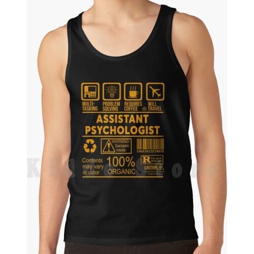 Assistant Psychologist-Nice Design 2017 tank tops vest 100% Cotton Assistant Psychologist Assistant Psychologist Assistant