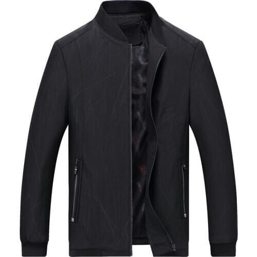 Plus size 10XL 8XL 6XL 5XL 4XL Solid color New Casual Jacket Men Spring Autumn Outerwear Mandarin Collar Clothing BIG SIZE