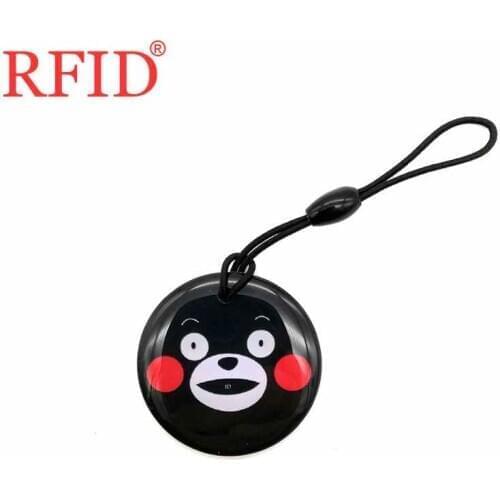 ID 125KHZ T5577 Rewritable Duplicator Copy Clone Keyfob RFID Card Waterproof Keychain Badge Token Tags Access Control Card 1pcs