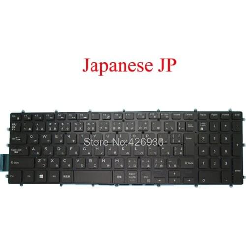 JP Keyboard For DELL For Inspiron 5565 5567 7566 7567 7577 5765 5767 7773 7778 7779 5570 5575 5770 5775 7570 3590 Japanese new
