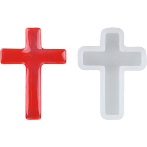 Cross Pendant Silicone Resin Mold Jewelry Making Casting Mould Craft DIY Tools