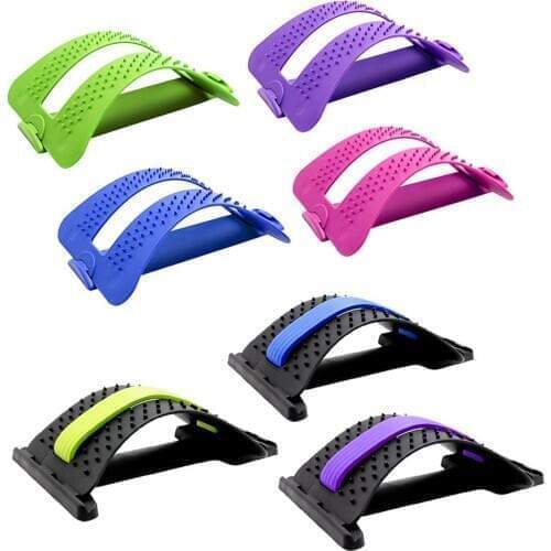 VIP Support Dropshipping Back Stretch Equipment Massager Relaxation Spine Pain Relief Back Massager Stretcher Equipment