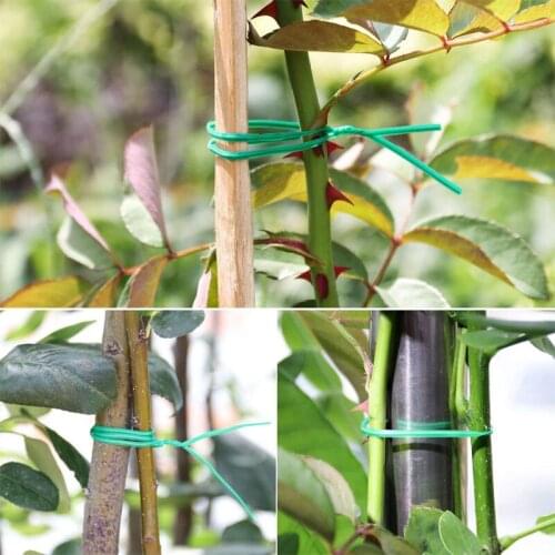 Multifunctional Plastic Steel Twist Tie Sturdy Reusable Garden Flower Plant Support Strap Tie Home Improvement Cable Ties