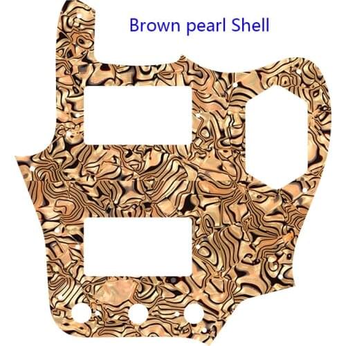 Pleroo Custom Guitar Parts Scratch Plate - For MIJ Jaguar Guitar Pickguard With Paf Humbucker Scratch Plate