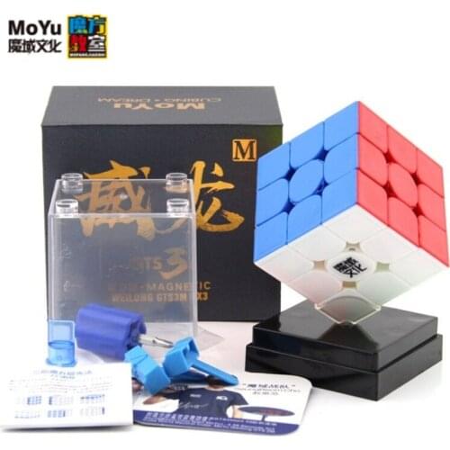 New Original GTS3M Moyu Weilong GTS V3 3X3X3 Cube and 3x3 Magnetic GTS3 M Magic Speed Cube toy GTS 3 M Educational Toys for Kid