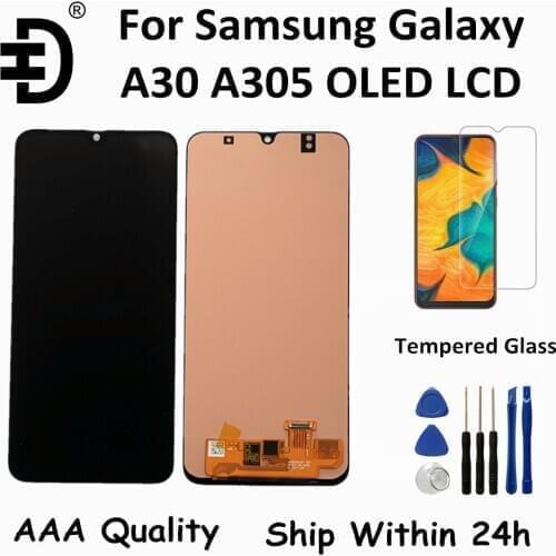 OLED LCD For Samsung Galaxy A30 A305 LCD Display Touch Panel Digitizer For Samsung A30 SM-A305F A305FN LCD Screen Replacement