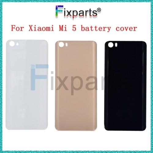 Original 5.15" For Xiaomi Mi 5 Mi5 Back Cover Rear Battery Door Housing Replacement For Xiaomi Mi 5S Battery cover