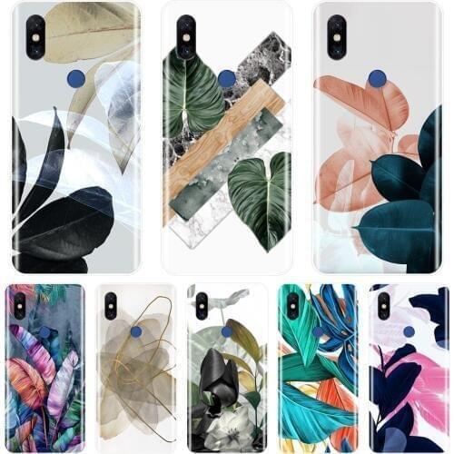 Soft Phone Case Silicone For Xiaomi Mi Max Note 1 2 3 Aesthetic Flower Floral Leaf Soccer Back Cover For Xiaomi Mi Mix 1 2 2S 3
