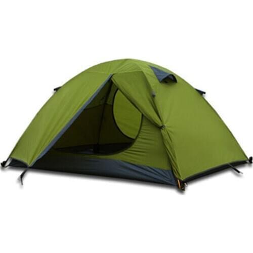 Outdoor Camping Tent 2/3-4 Person Separate Dual Layer Travel Party Tourist Tent 3 Season Waterproof Hiking Picnic Fishing Tent