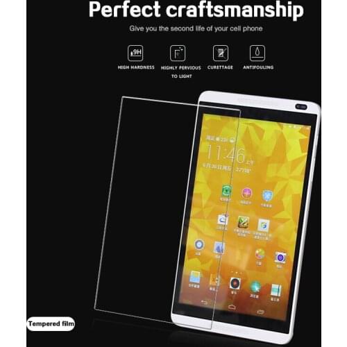 Ultra-thin 2.5D Tempered Glass film For Huawei MediaPad M1 S8-301w 303L 301u 8.0" Tablet Screen Protector Glass Film