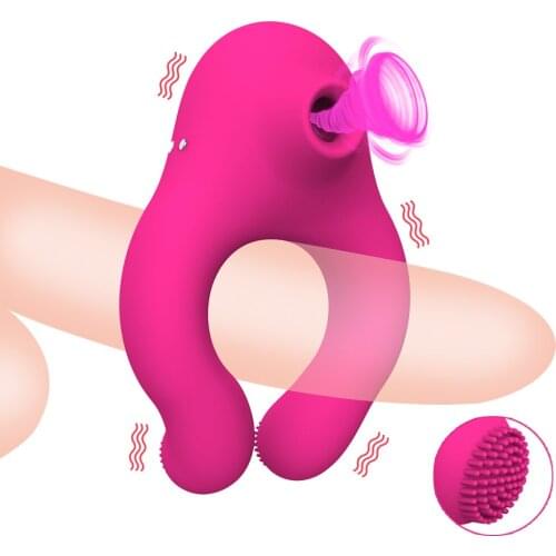 Vibrators Remote Control Sucking & Licking Nipple Sucker Clitoris Stimulator Suction Tongue Vbrator Erotic Sex Toys For Couples
