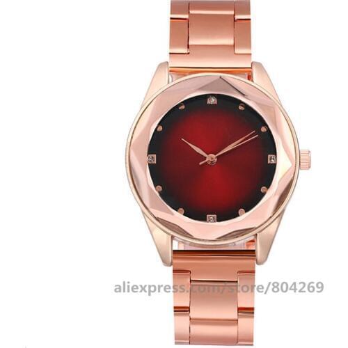 Wholesale New Hot Women Men Dial Student Rose Gold Case Watch Neutral Leather Quartz Wristwatch New Women Dress Watches 919894