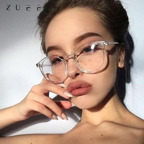 ZUEE Blue Light Glasses Clear Regular Computer Gaming Glasses Fashion Women/Men Eyewear Improve Comfort Anti Blue Ray Eyeglasses