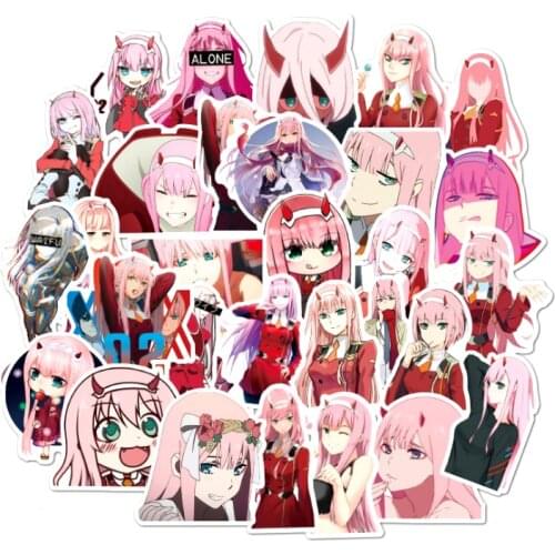 10/50Pcs Anime DARLING In The FRANXX Stickers For Motorcycle Luggage Laptop Refrigerator Skateboard Bicycle Guitar Sticker