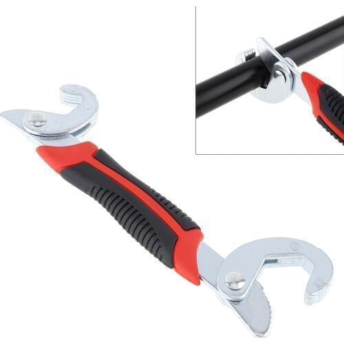 8mm-22mm High Carbon Steel Wrench Spanner Quick Adjustable Universal Wrench for Electrician Pipe Car Repair Tool