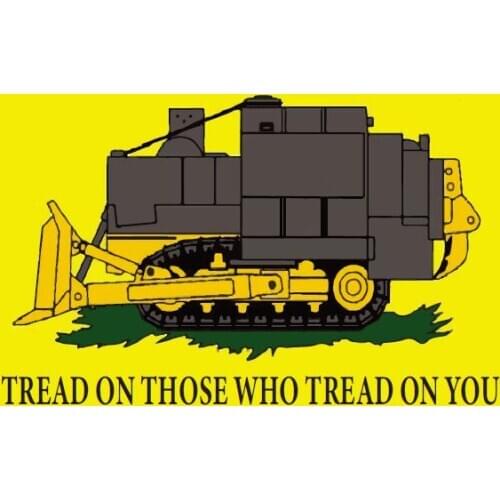 90x150 cm custom tread on those who tread on you flag banner