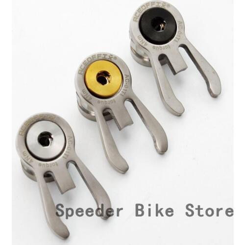 Aceoffix For Brompton Titanium Fork Catcher Handlebar headpost Catcher With Hollow Screw for Original