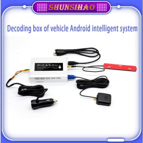 Ouchuangbo Decoding box of vehicle intelligent system Android 9 For Volvo XC40 XC60 S90 V60 V90 XC90 support Carplay