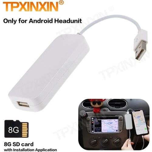 Carlinke USB Smart Link For Apple IOS CarPlay Dongle For Android GPS Navigation Player Mini USB Carplay Stick With Android Auto