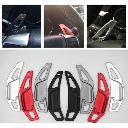 DEE New 2pcs Aluminum Steering Wheel Shift Paddle Shifter Extension For TOYOTA REIZ CAMRY COROLLA ZELAS LEVIN Chromium Styling