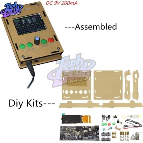 DSO311 Assembled Digital Oscilloscope STM32 12-Bit with Case Box Shell Mini 2.4" TFT LCD Display DC 9V 200mA Replace