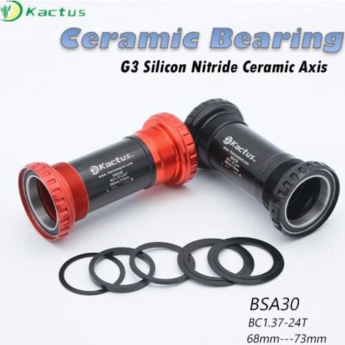 KACTUS BSA30 Central Movement Ceramic Bearing Bike Bottom Bracket Fit for SRAM Rival 22 \ Force22\ S900 etc Bicycle Cranksets