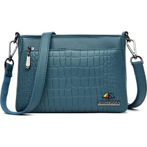 New Soft Leather Bags For Women Shoulder CrossBody Bags Women Fashion Stone Genuine Leather Womens HandBags