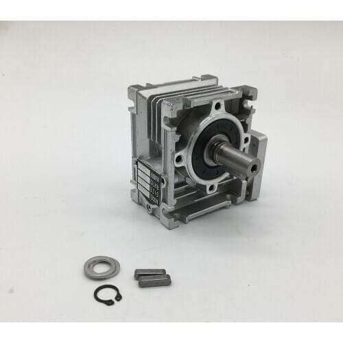 Ratio 10:1 Turbo-Worm Gearbox RV030 14mm Output Speed Reducer for Nema23 Stepper Motor