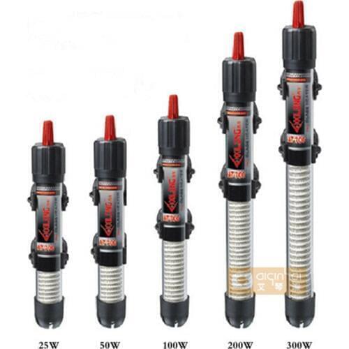 25W-300W Submersible Aquarium Fish Tank Water Heater Mini Adjustable Heating Rod for Aquarium Accessories Temperature Control