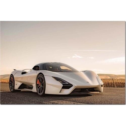 SSC Tuatara Supercar Posters and Prints Canvas Painting Modern Wall Picture For Living Room Decor
