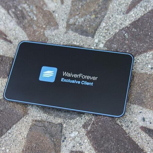 Hollow metal card production of high-grade rust steel business card metal membership card