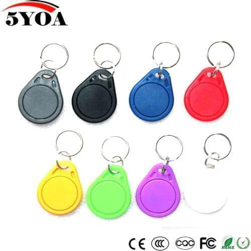5pcs UID IC Badge Changeable Smart Keyfobs Key Tags Card for 1K S50 RFID 13.56MHz ISO14443A Block 0 Sector Writable