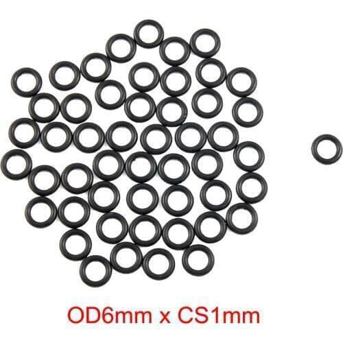 OD6mm x CS1mm NBR nitrile black rubber o ring oring o-ring oil seal gasket