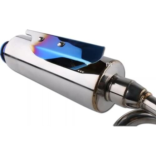 Motorcycle spare parts and accessories Real titanium & Carbon Fiber Tip Motorcycle Exhaust Pipe XMAX 300 2017 2018