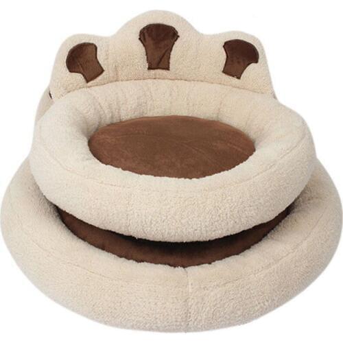 5 Choices Winter Autumn Warm Soft Small Medium Pet Bed Flannel Kennel Cat Litter Dog Mat Cartoon Shaped Pet Dog Sofa Puppy House