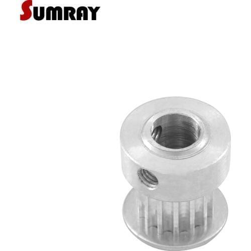 SUMRAY 3M 14T Timing Pulley 4/5/6/6.35mm Inner Bore Synchronous Wheel Pulley 11mm Belt Width For 10mm Width Timing Belt 2pcs