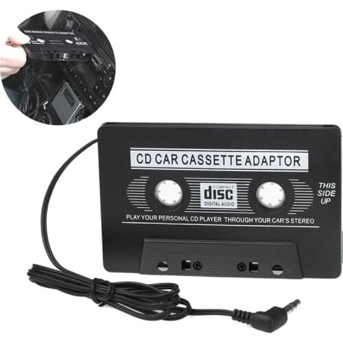 1PCs Universal Car Cassette Car Audio Cassette Tape Adapter Mp3 Player Converter for iPod MP3 CD DVD Cassette Recorders Players