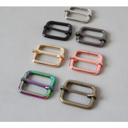 10Pcs Inner 25mm Webbing Strap Metal Buckle Tri Glides For Bag Belt Loop Hardware Dog Collar Backpack Adjuster Clasp Accessory